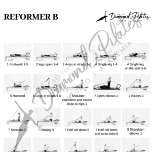 Poster in black and white: Reformer Basic