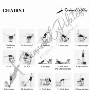 Poster in black and white: Chairs Intermediate