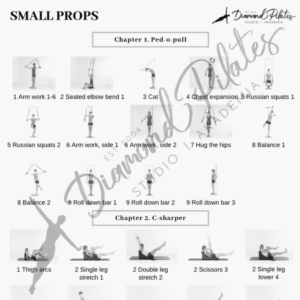 Poster in black and white: Small props